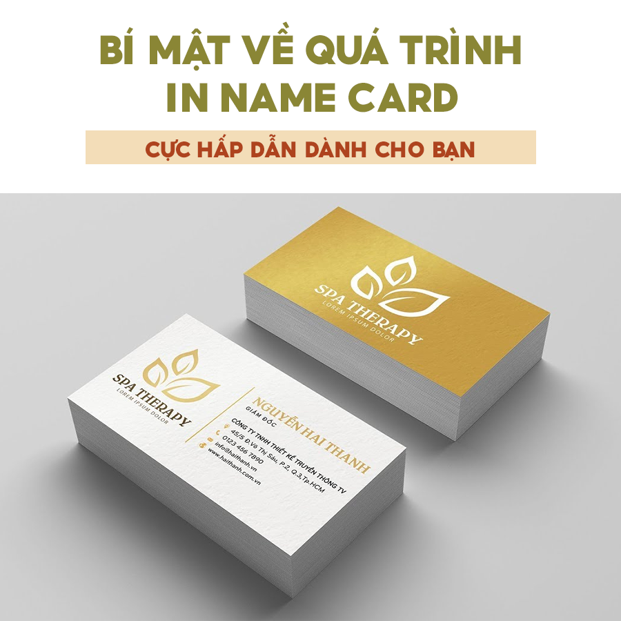 Bí mật về quy trình in name card cực hấp dẫn dành cho bạn