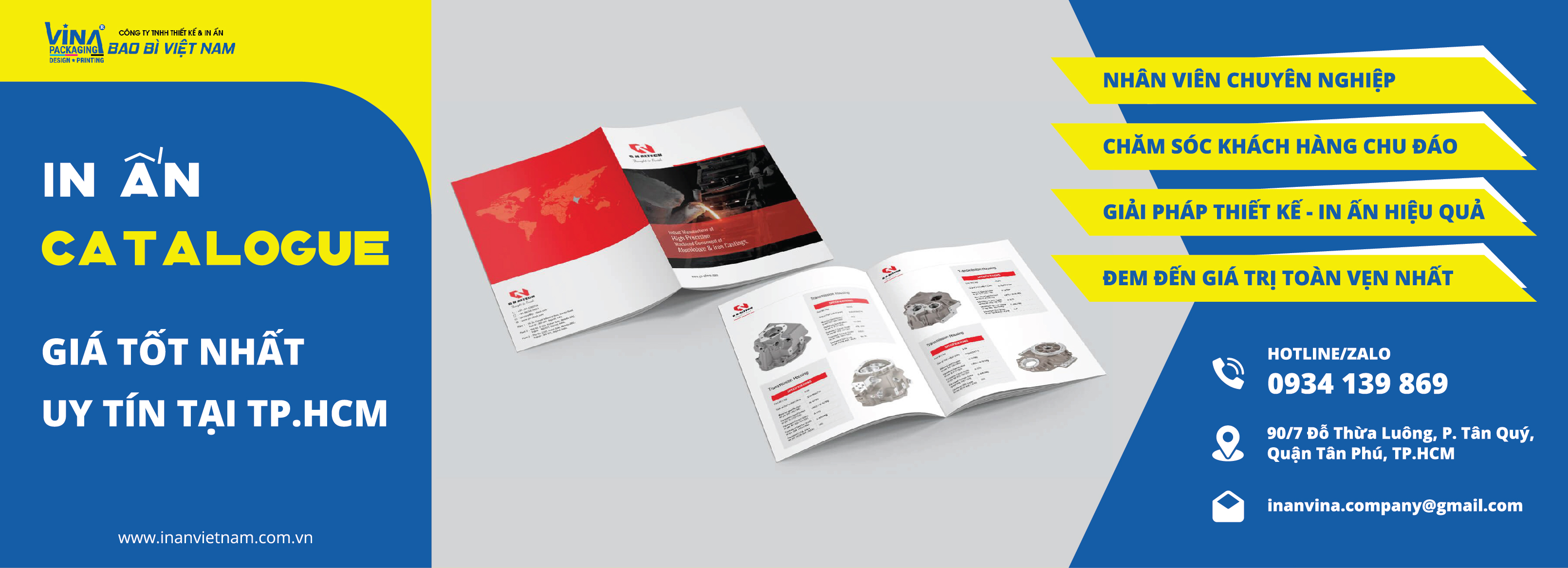 Dịch vụ in catalogue giá rẻ uy tín tại Tp.HCM