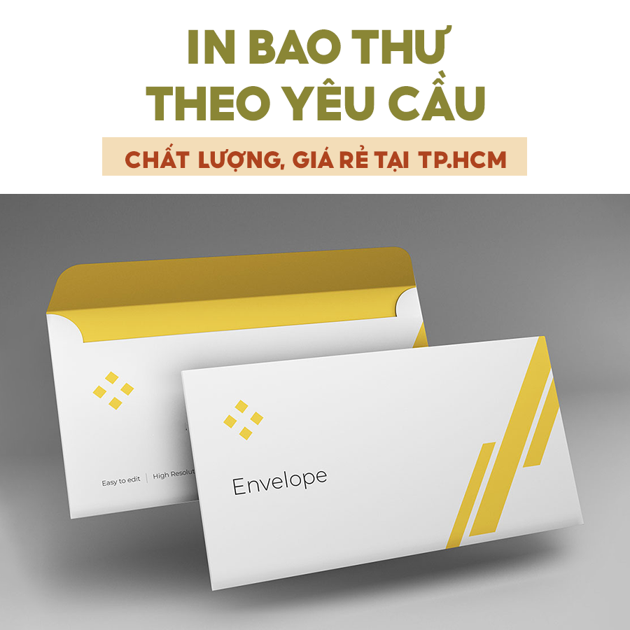 In bao thư theo yêu cầu chất lượng giá rẻ tại Tp.HCM