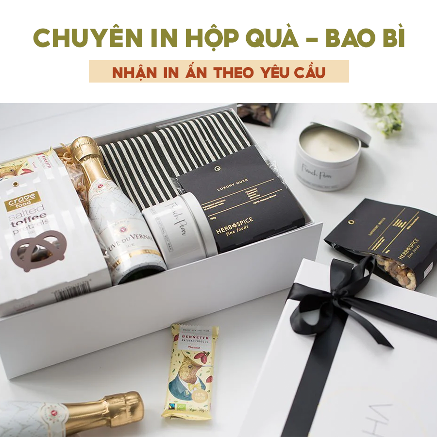 Chuyên in hộp quà bao bì - Nhận in ấn theo yêu cầu