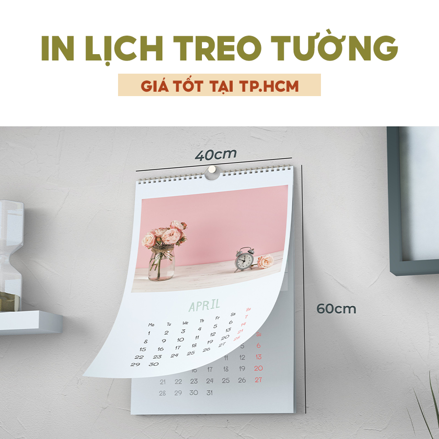 In lịch treo tường giá tốt tại Tp.HCM