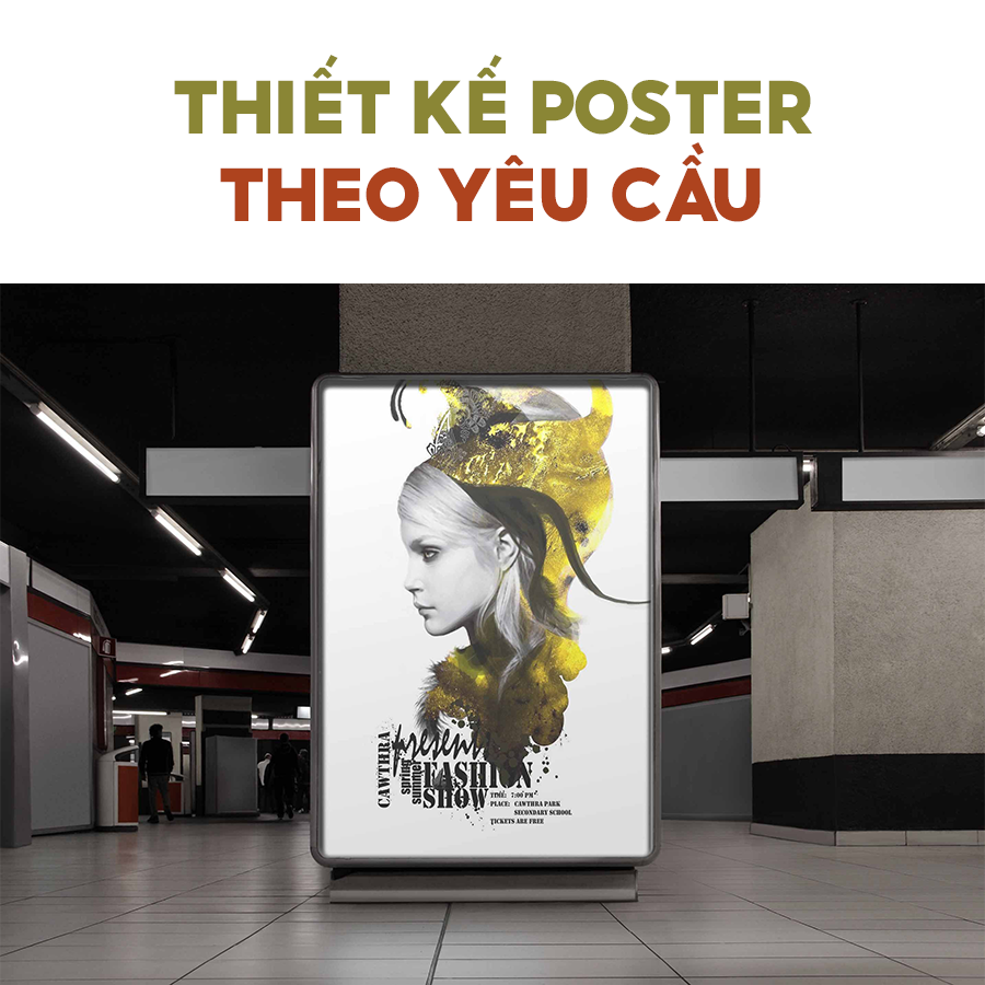 Thiết kế poster theo yêu cầu