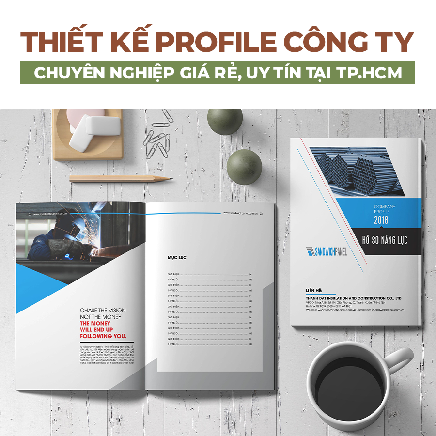 In catalogue đẹp hiện đại