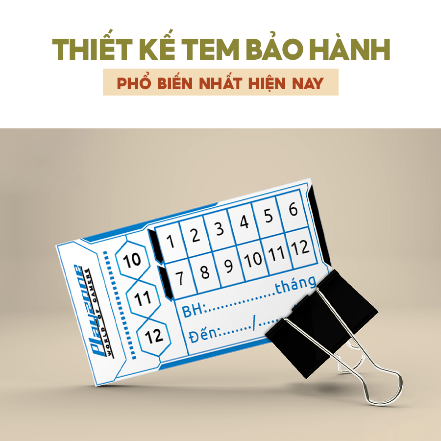 Thiết kế tem bảo hành phổ biến nhất hiện nay