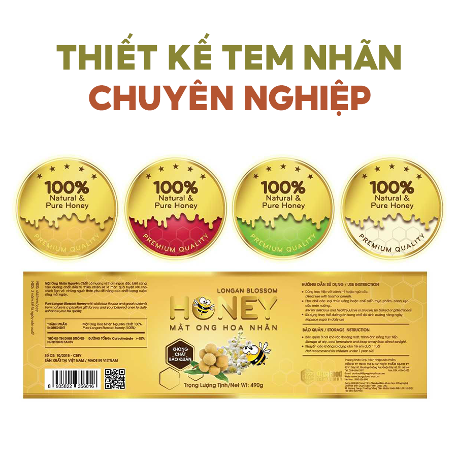 Thiết kế tem nhãn chuyên nghiệp 