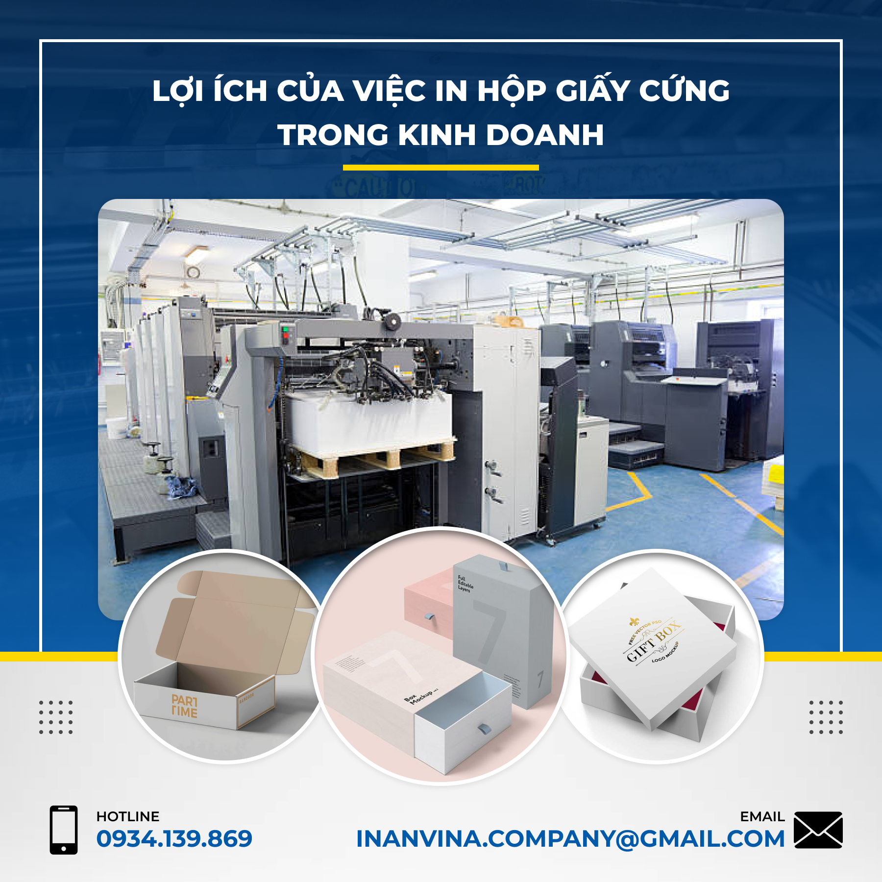 Lợi ích của việc in hộp giấy cứng trong kinh doanh