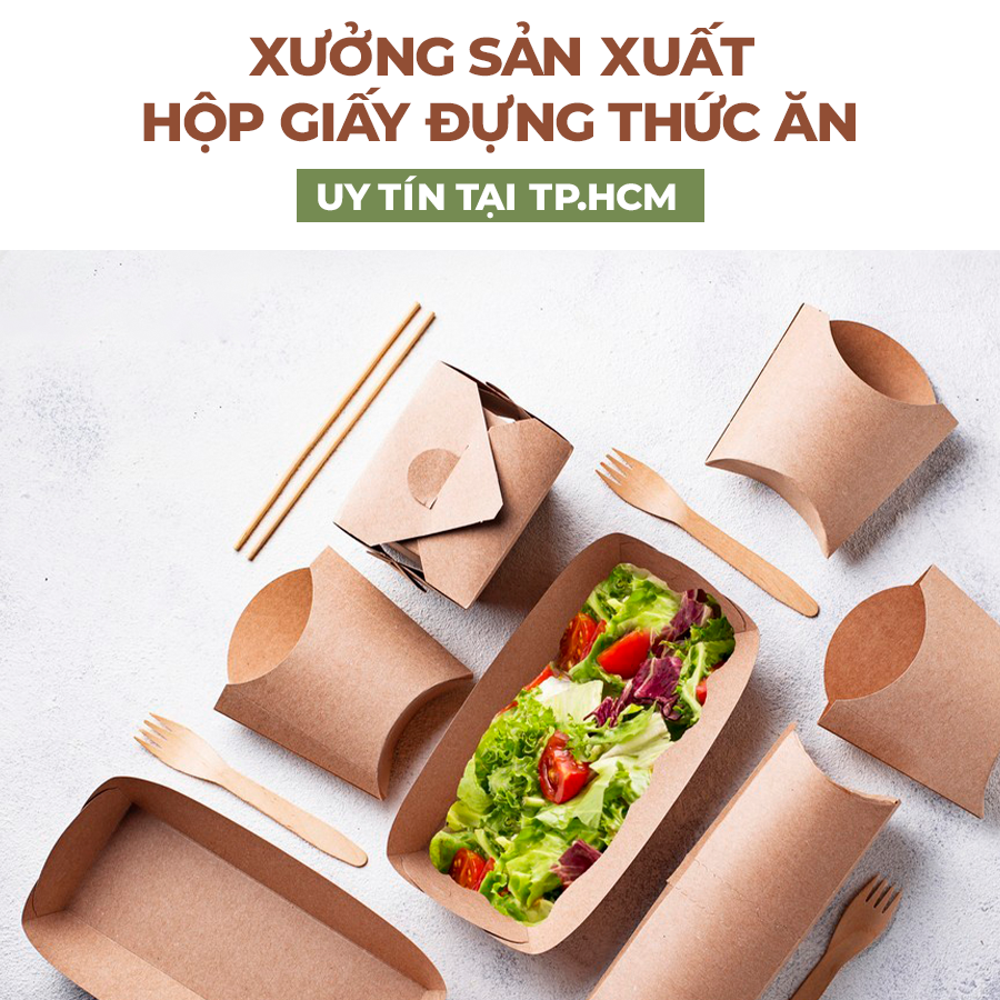 Xưởng sản xuất hộp giấy đựng thức ăn